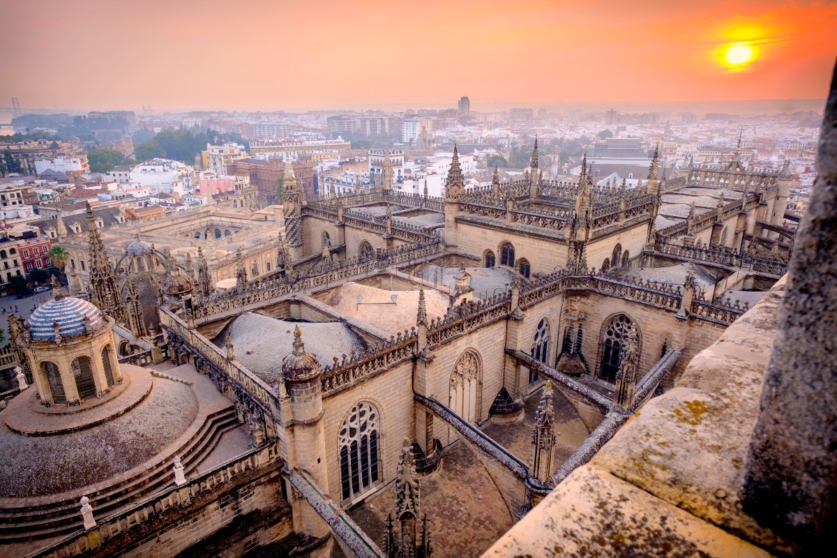 Mejores vistas Sevilla miradores cubiertas de la Catedral