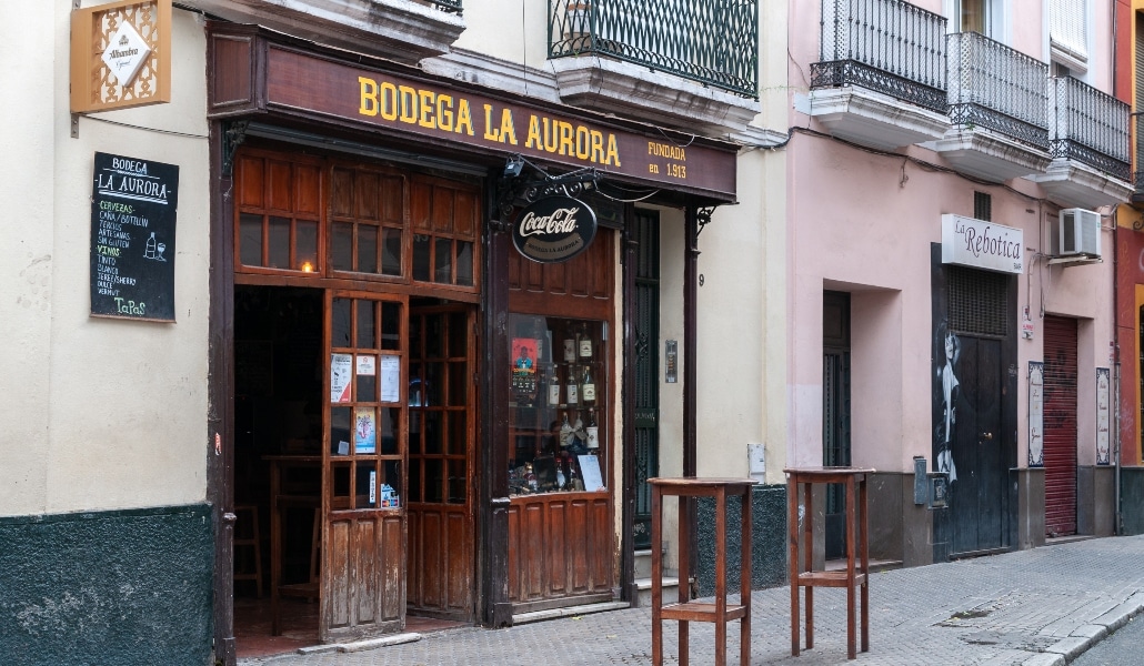 La Aurora historic bars Seville