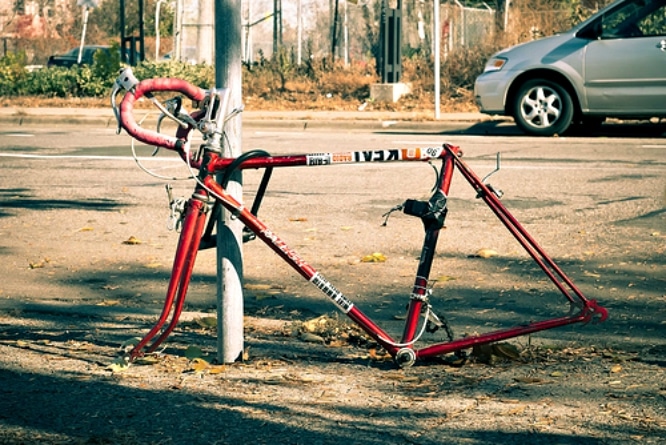 Bicicleta sin ruedas