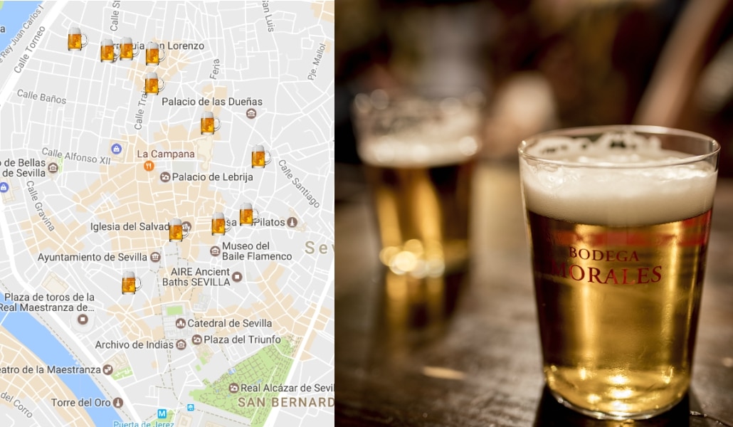 &#8216;Beer&#8217; para creer: os traemos el mapa más cervecero de Sevilla