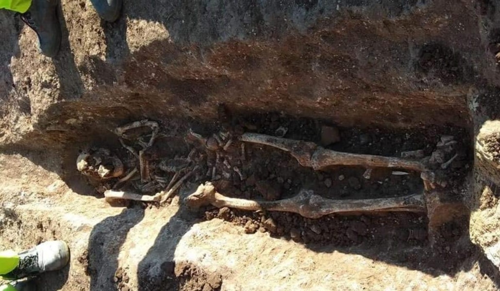 Se descubre una necrópolis romana en una carretera de Sevilla