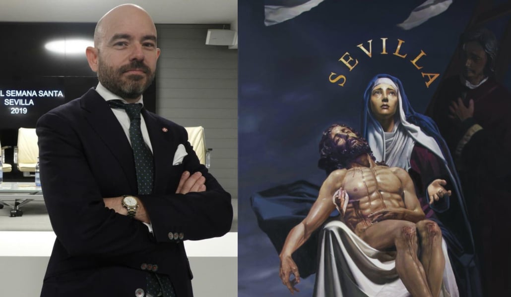 «El cartel es un sueño cumplido», Fernando Vaquero, el artista que ha enamorado a Sevilla