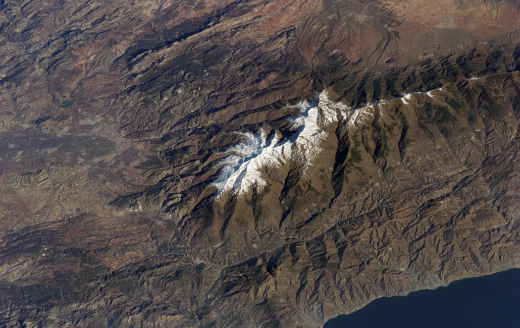 Andalucía desde el espacio NASA