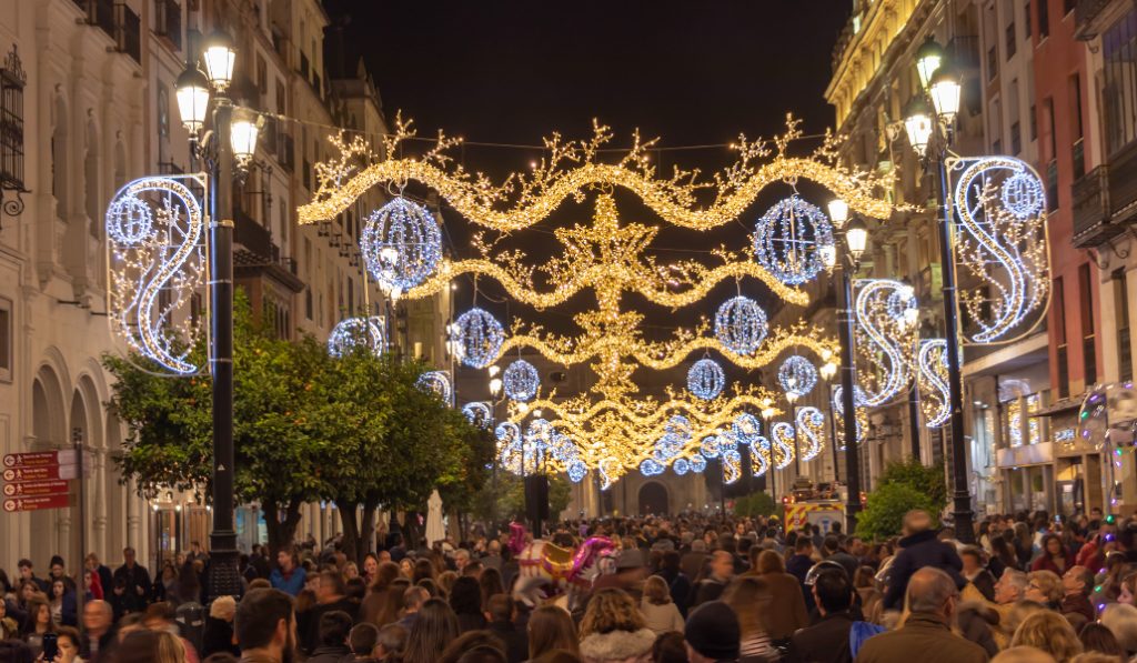 Sevilla es la segunda ciudad española más popular de la Navidad