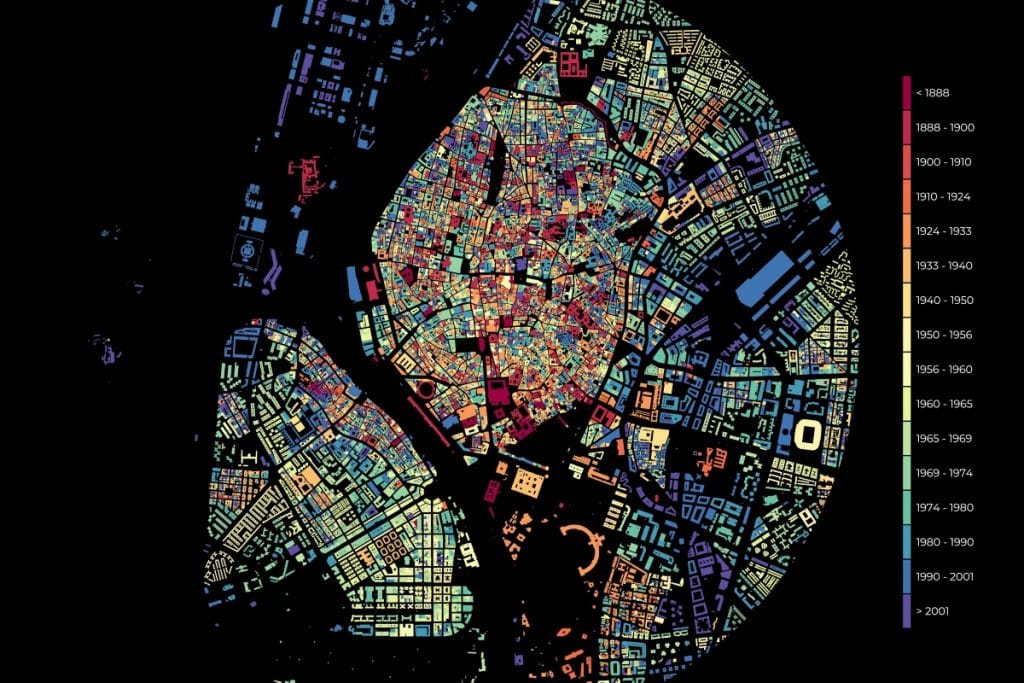 El increíble mapa que refleja el crecimiento urbano de Sevilla