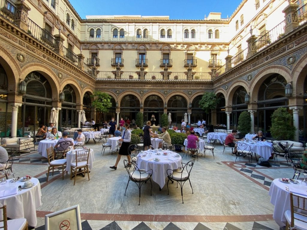 Restaurantes románticos Sevilla Hotel Alfonso XIII