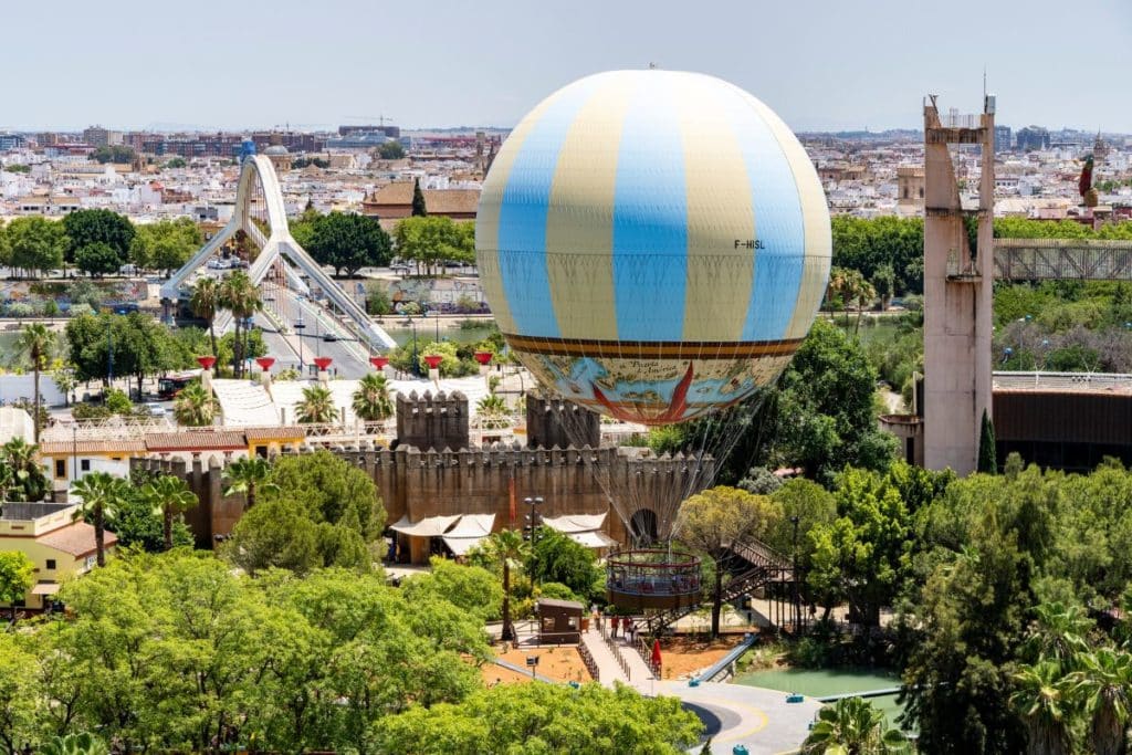 El parque Isla Mágica contará con un globo aerostático desde el que ver la ciudad