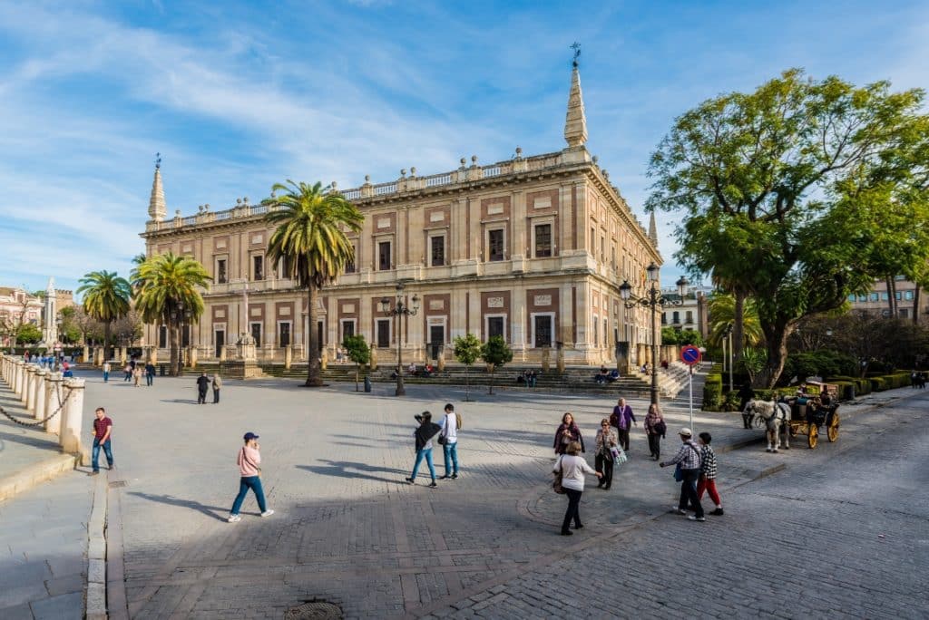 Archivo de Indias edificios Avenida Constitución Sevilla