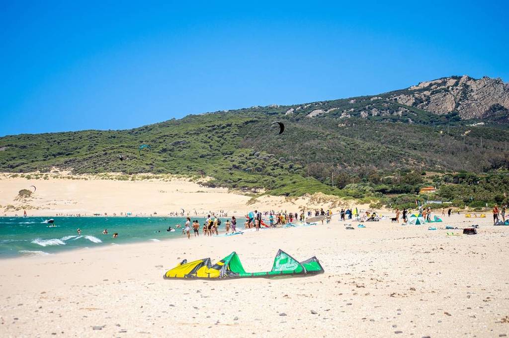 Black flags beaches Andalusia